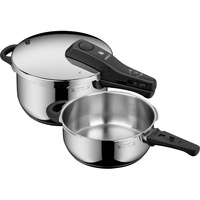 WMF Perfect One Pot Schnellkochtopf-Set 2-teilig, Dampfkochtopf 4,5l +