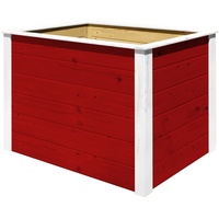 Weka Element-Hochbeet Modular,21 mm, rot,