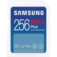 Samsung PRO Plus for Professionals R180/W130 SDXC 256GB, UHS-I