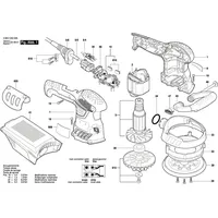 Bosch Ersatzteile für PEX 400 AE Exzenterschleifer