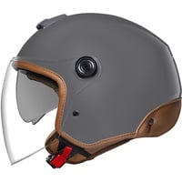 NEXX Y.10 Sunny Jethelm - Grau/Braun / M