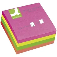 Q-Connect KF02514 Haftnotizen Haftnotizblock Recycling 76x76mm gelb 100 Blatt