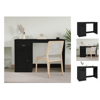 VidaXL Schreibtisch mit Schublade Schwarz 115x50x75 cm Holzwerkstoff