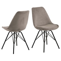 Actona 2er Set Actona Stuhl Eris Cord Beige