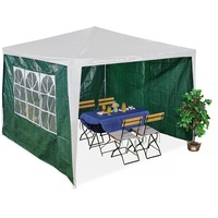 Relaxdays Seitenteile für Pavillon, 3er Set, 2x3 m, wasserdicht,