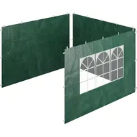 Relaxdays Seitenteile für Pavillon 3er Set 2 x 3