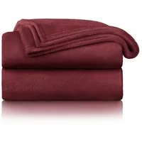 Blumtal Kuscheldecke flauschig - Oeko-TEX zertifizierte Fleecedecke 130x150 cm