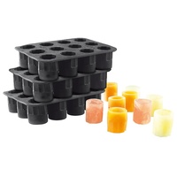Infactory Silikon-Formen 3er-Set für 36 Schnapsgläser 2 cl aus