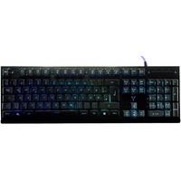 ISY IGK-3000-1, Gaming Tastatur, Rubberdome, Sonstiges, kabelgebunden, Schwarz