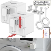 Luminea Home Control 2er-Set Smarte Schalter-Aufsätze für Kippschalter &