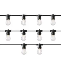MARELIDA LED Lichterkette Solar 4,5 m Transparent