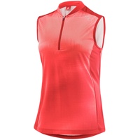 Löffler Women Bike Sleeveless Shirt Half Zip Cielo poppy