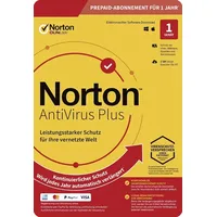 NortonLifeLock Norton Antivirus Plus, 2 GB Cloud-Backup, 1 Gerät