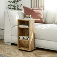 Woody fashion Beistelltisch Filinta- 63x40 cm braun - Braun