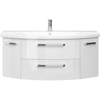 Pelipal Waschbeckenunterschrank 116,3 cm Serie 4010 Weiß Glanz