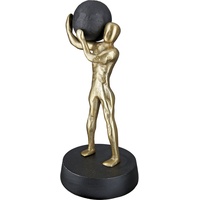 Gilde Dekofigur »Skulptur Strong«, goldfarben