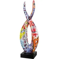 Casablanca by Gilde GILDE Skulptur Street Art bunt auf