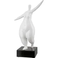 Casablanca by Gilde GILDE Skulptur "Lady" weiß glänzend, auf