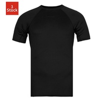SNOCKS FUNKTIONSSHIRT HERREN schwarz 2XL