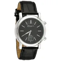 Miraval Fun Armbanduhr mit Lederarmband Datumsanzeige