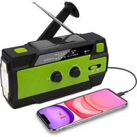 Grafner Kurbelradio Solar USB LED Akku Camping Survival Notfallradio