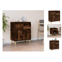 VidaXL Sideboard Räuchereiche 60x35x70 cm Holzwerkstoff