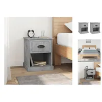 VidaXL Nachttische 2 Stk. Betongrau 39x39x47,5 cm Holzwerkstoff