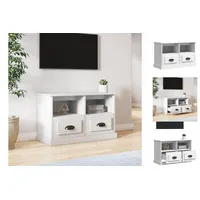 VidaXL TV-Schrank Weiß 80x35x50 cm Holzwerkstoff