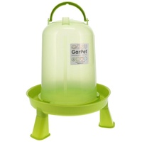 GarPet Geflügeltränke mit Stand Füße automatisch Hühner Tränke grün