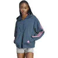 Adidas Future Icons 3-Streifen Kapuzenjacke Arctic Night L