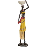 Gilde "Afrikanerin Auma braun, gelb - (H) 46 cm