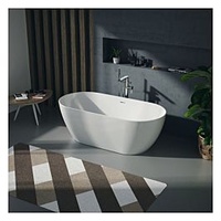 Duravit DuraKanto Badewanne, weiß, freistehend,