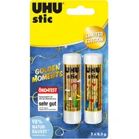 UHU stic GOLDEN MOMENTS Klebestifte 2x 8,2 g