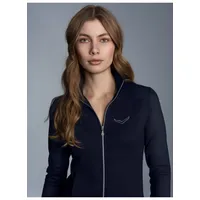 TRIGEMA Sweatjacke "TRIGEMA Jacke mit Kristallsteinen", Damen, Gr. L,