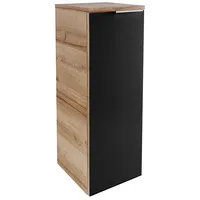 Fackelmann Hängeschrank B.Brillant 30 cm Asteiche/Glas Anthrazit