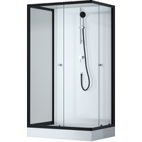 Aurlane Komplettdusche Black Magic 80 cm x 110 cm
