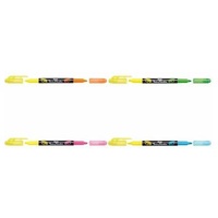 Pentel Twin Checker 2 Spitzen, gelb/blau