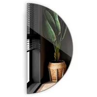 Tulup Spiegel Glas, Formgebogen, 40x80x0.4 cm, Spiegel, Wandspiegel