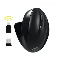 PORT DESIGNS PORT Connect Professional - Vertical mouse (Schwarz)