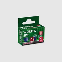 Relaxdays ASS 10032089-001 - Würfel Set, 6 bunte Würfel,