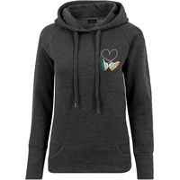 Mister Tee Miss Tee Kicks Love Emb Kapuzenpullover Charcoal