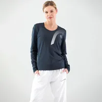 Head Racket Club 22 Linda Langarm-t-shirt - Navy -