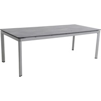 Royal Garden MWH Alutapo Dining Tisch HPL Zement Silber,