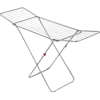 Kadax Wäscheflügeltrockner, 180x55x101cm Wäscheständer Silber -