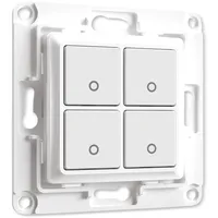Shelly Home Accessories - Wandschalter 4 Tasten 8x8cm.