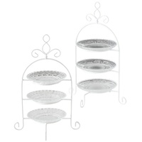 Boltze 1014084 Etagere Madita 3er 4tlg. 37 cm (1