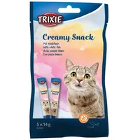 Trixie Cremiger Snack mit Thunfisch und Weißfisch 5 x