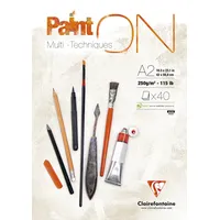 Clairefontaine PaintON Block A2, kopfseitig 40 Blatt,