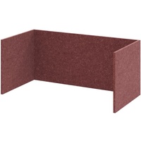 Hammerbacher FlexWall Akustikrückwand bordeaux 74,8 x 37,3 x 32,8