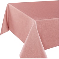 Delindo Lifestyle Tischdecke Wien, rosa, 140x220 cm, Fleckschutz, Tischdecke